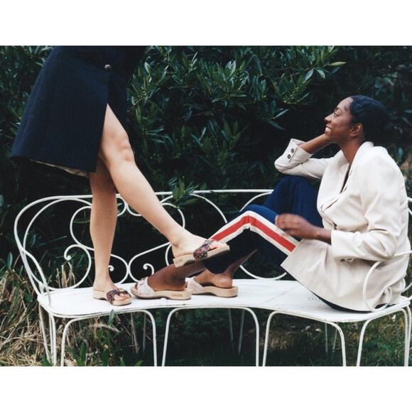 Ganni x Dr. Scholl's Floral Wood slides - Size 6 - Picture 10 of 10